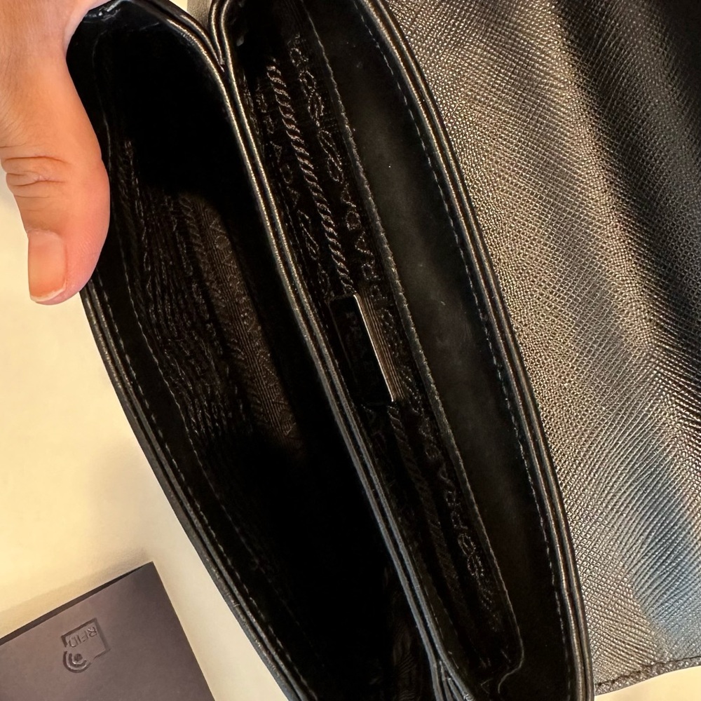 Prada Black Leather Chain Bag - Picture 5 of 6